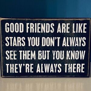 Primitives by Kathy Box Sign “Good Friends”